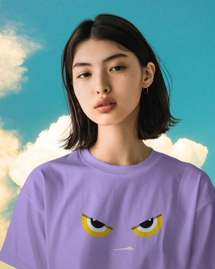 Yellow-Eyed Fury Oversized Tee