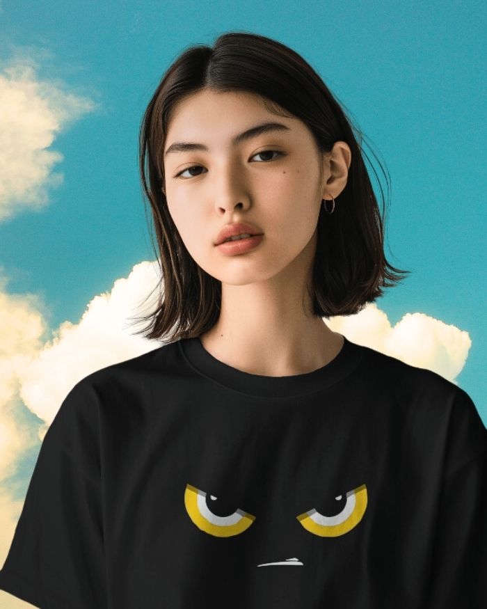 Yellow-Eyed Fury Oversized Tee