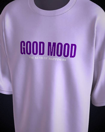 Good Mood Only: Keys to Happiness Oversized Tee