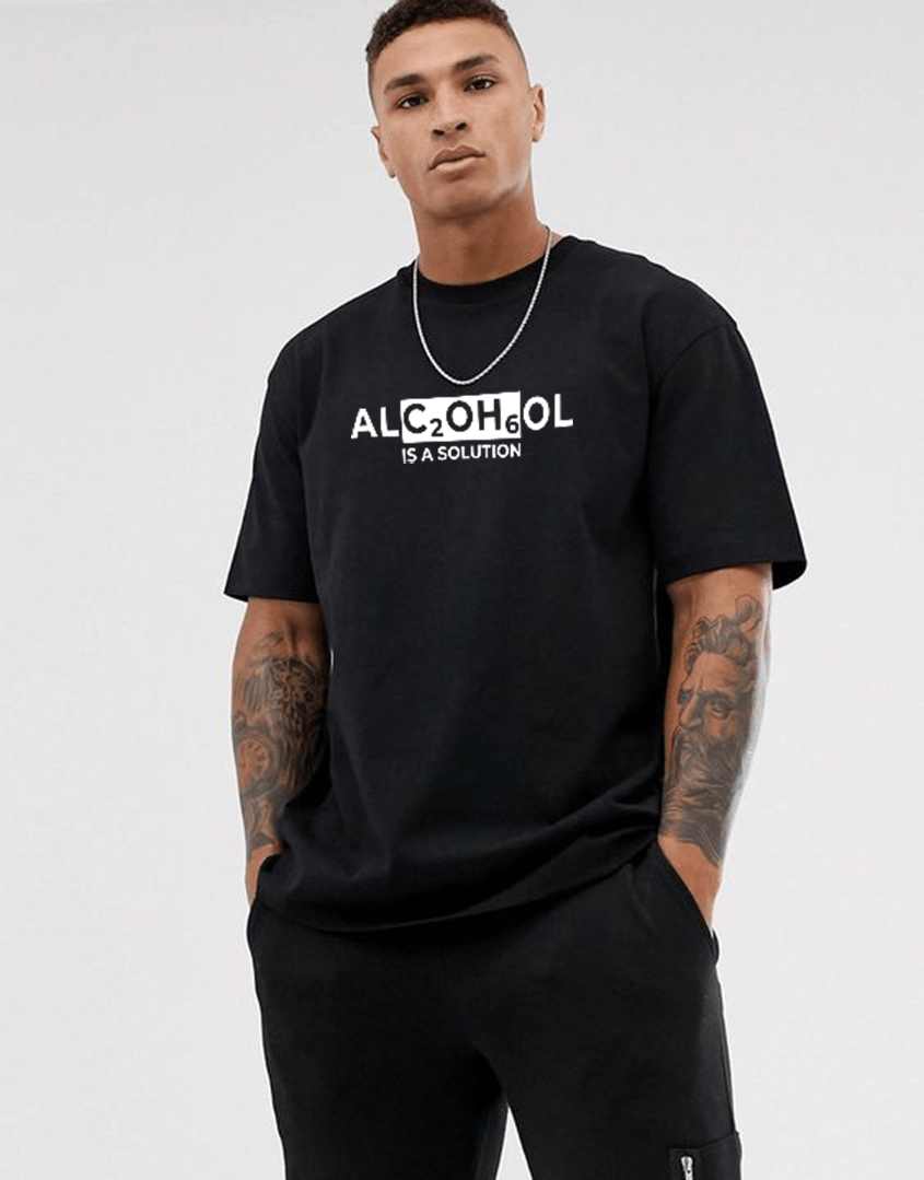 Alcohol is a solution Oversized T-shirt - zven.in