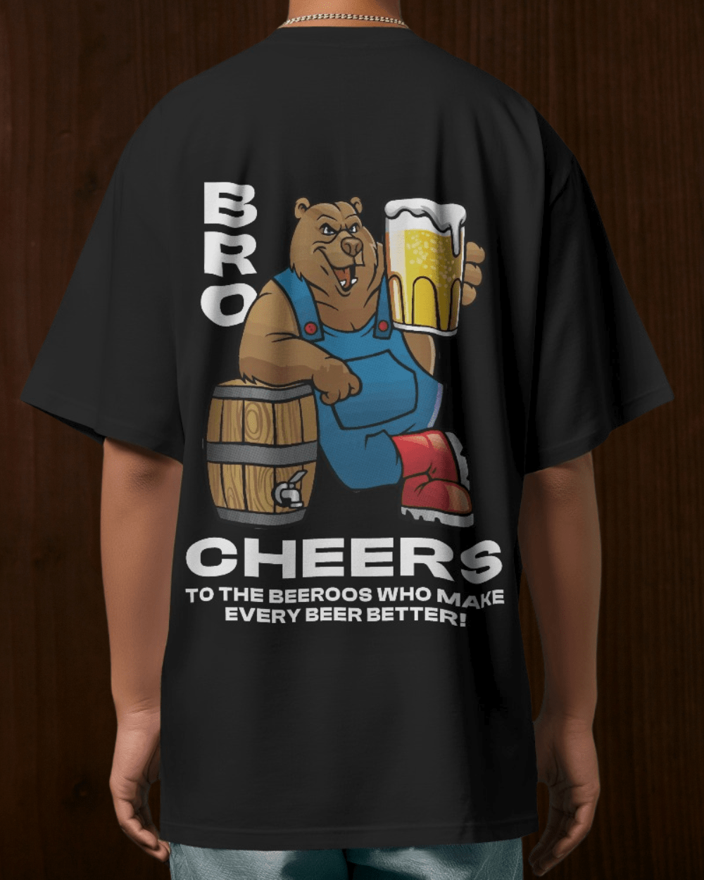 BEEROO: Cheers to Friendship T-Shirt | ALCOHOL Essential - zven.in