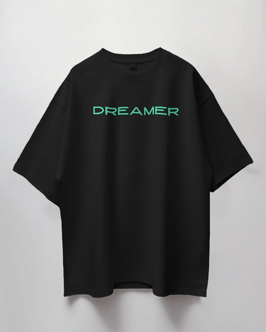 Dreamer printed oversized tshirt - zven.in