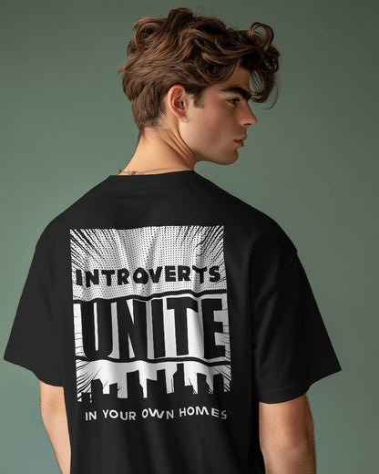 Introvert Since Born Oversized Tee | Gifting Essentials - zven.in